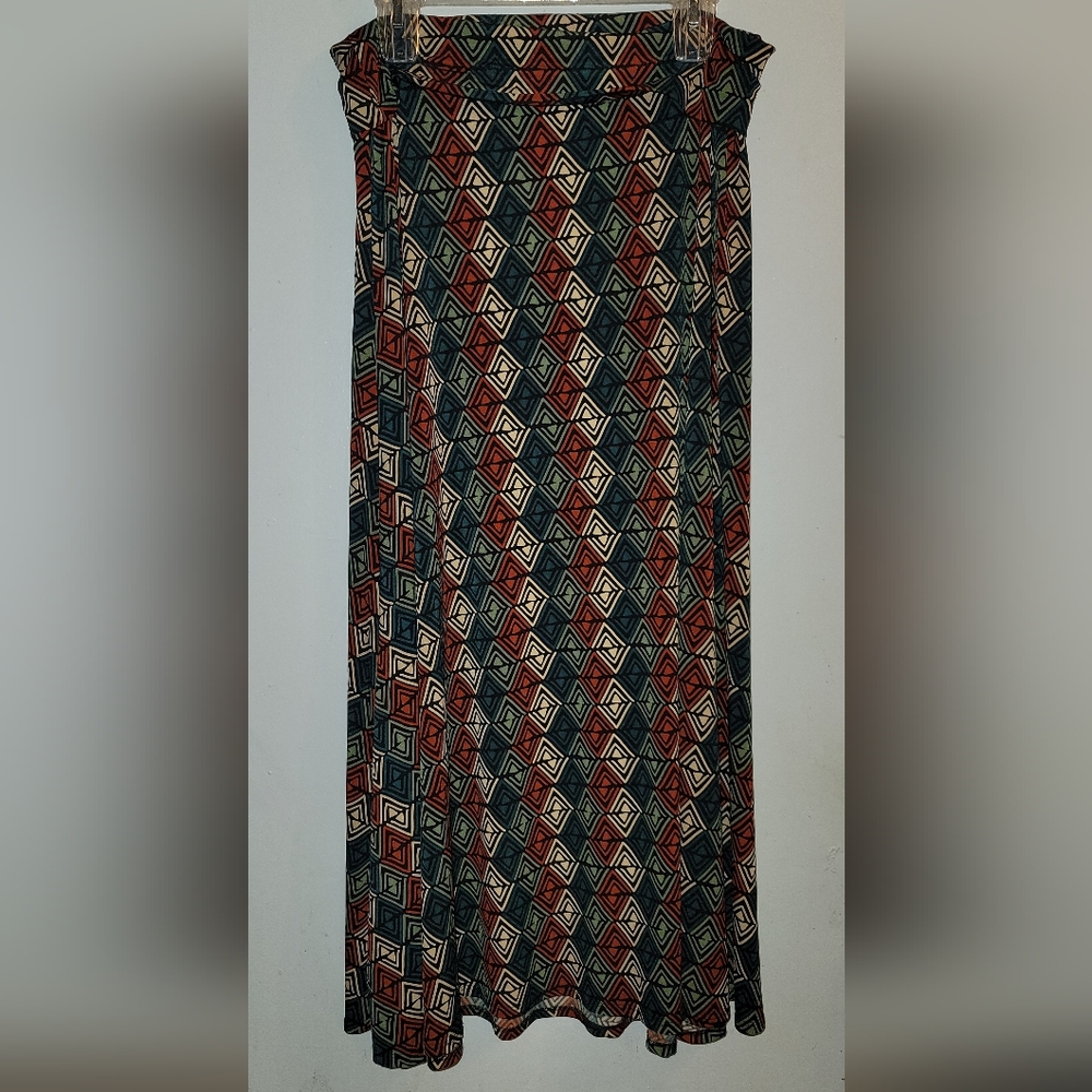 LuLaRoe Long Maxi skirt Diamond Vertical Stripes